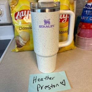 Stanley 30 oz Cream Speckle Flowstate Tumbler